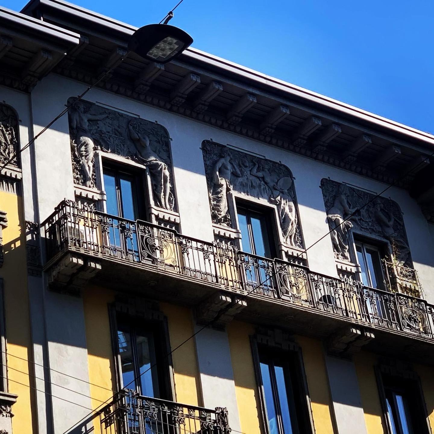 Luxury Room In Central Art Nouveau Building Next To Metro Station Mailand Exterior foto